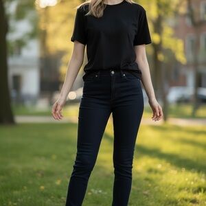 NYDJ Women's Deep Navy Skinny Jeans